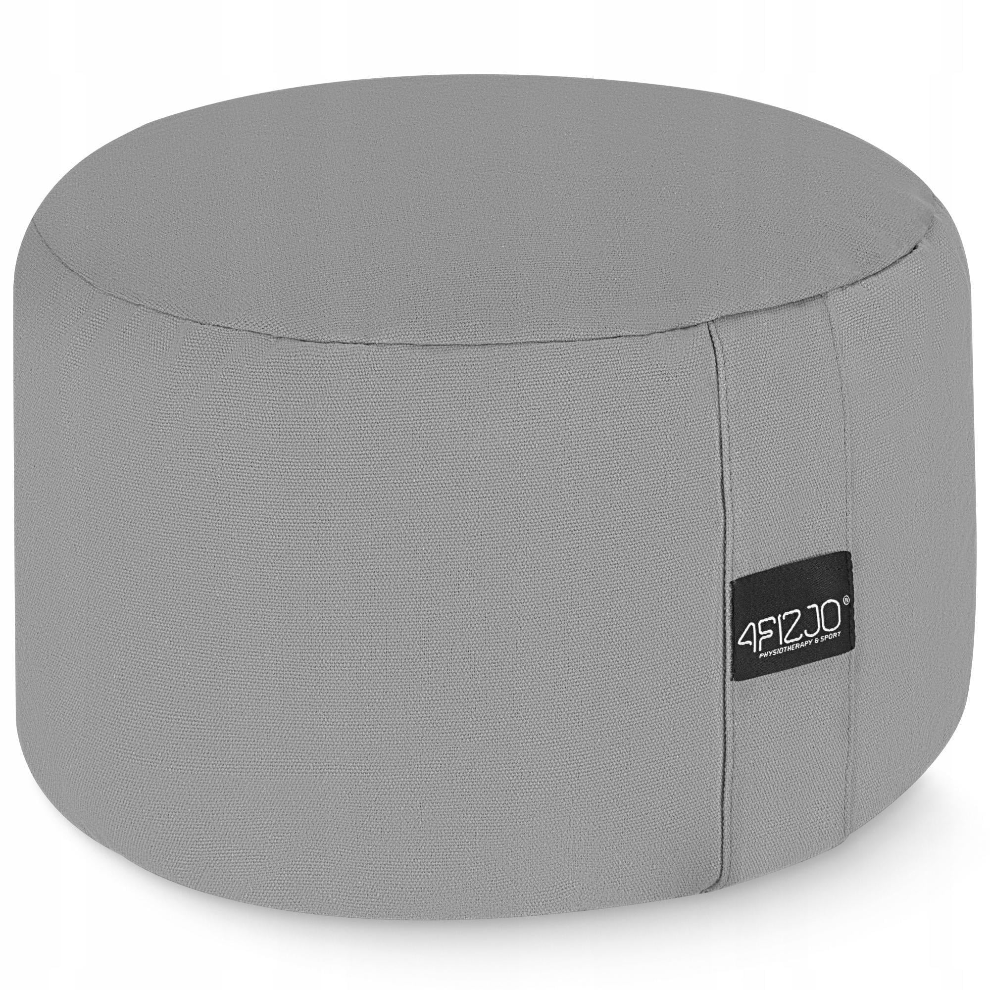 Подушка для йоги и медитации 4fizjo Zafu круглая 32x20 см Grey (P-5907739315533)
