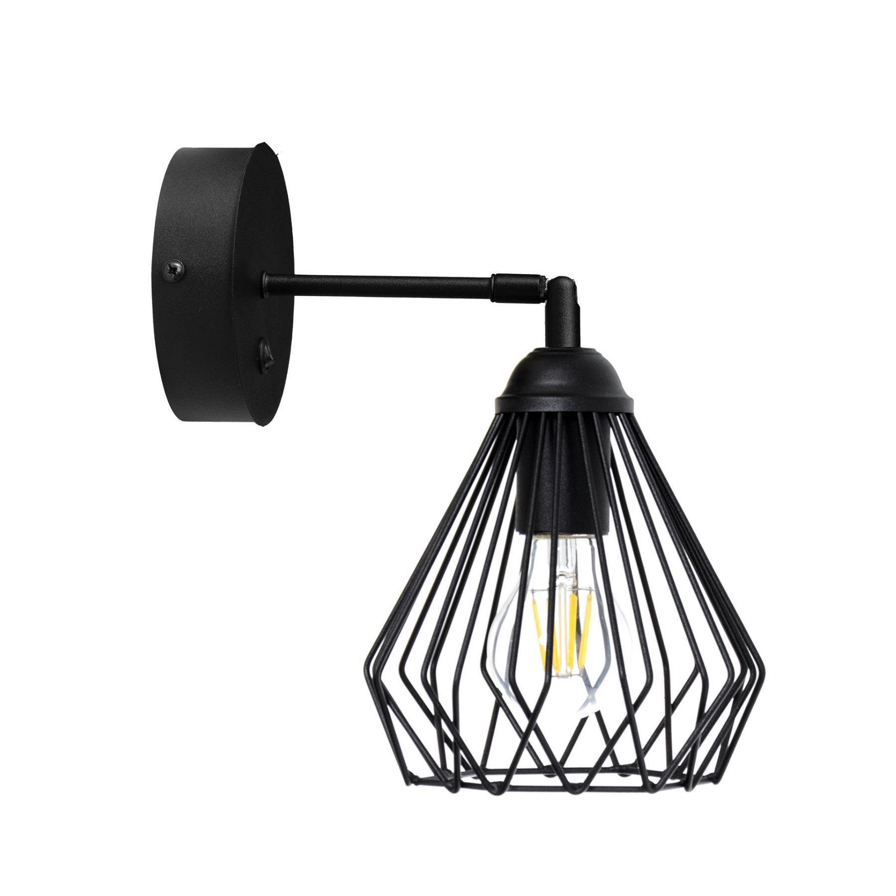 Бра з вимикачем Dribble W160-BT Black