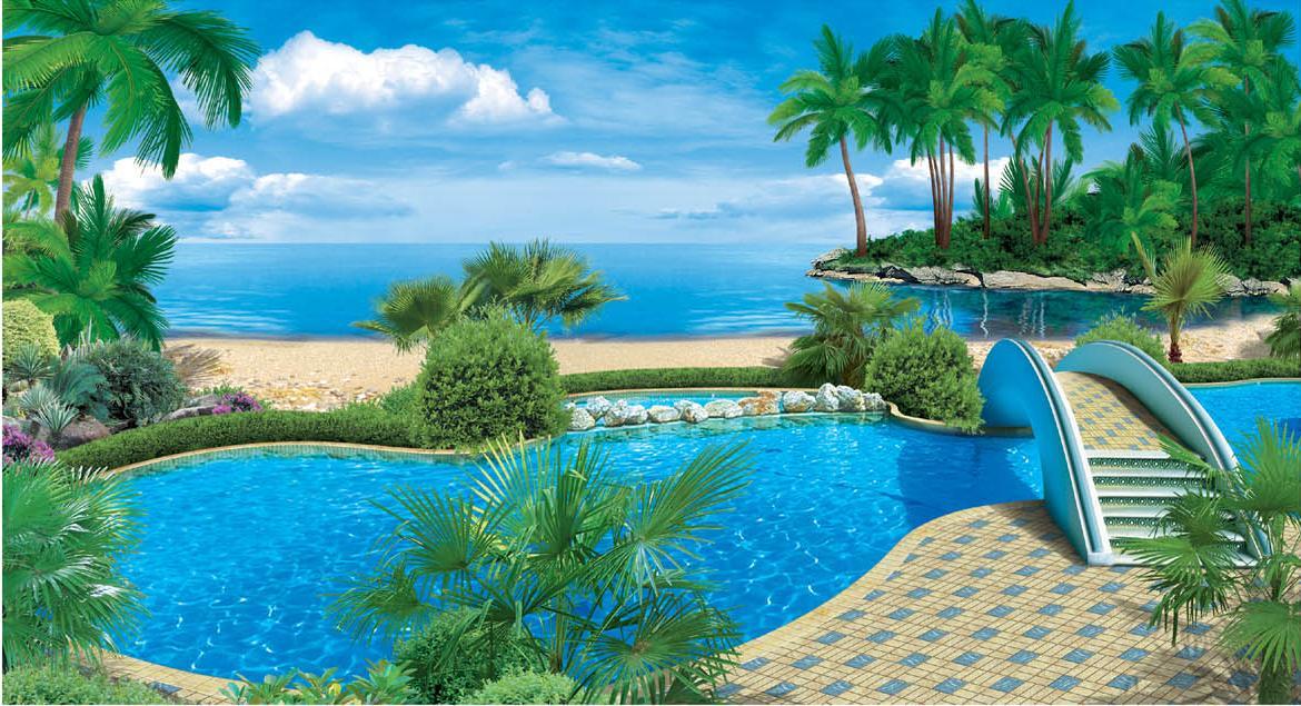 Фотообои на бумажной основе Artdecor Земной рай 388х201 см (2000000450575)