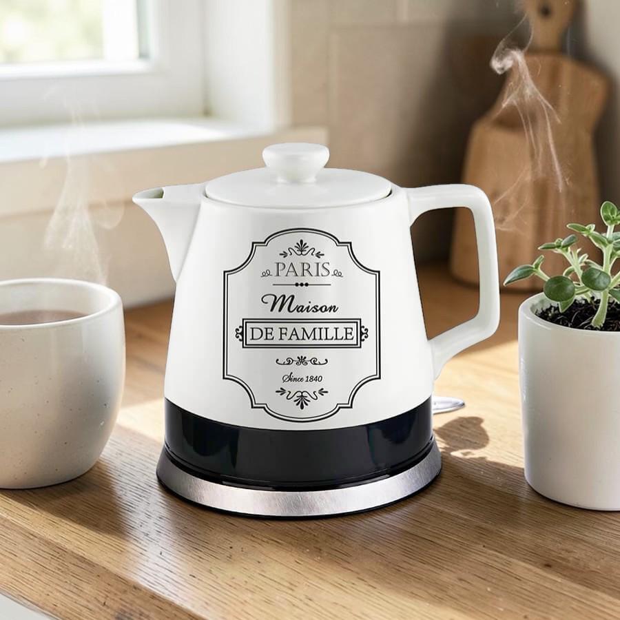 Електрочайник Maestro MR-072 Paris Maison керамічний корпус 1 л 1200 Вт (32544157)