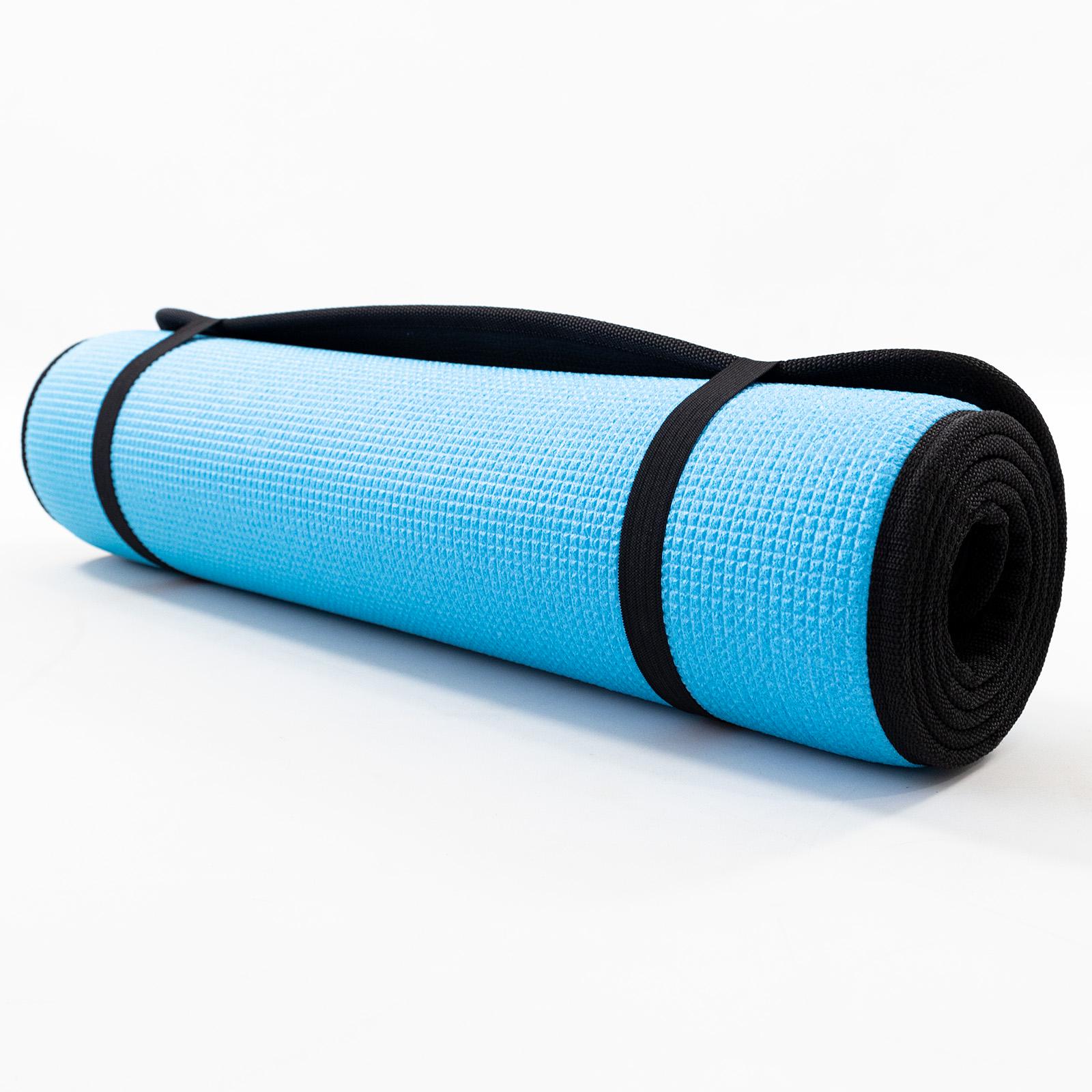 Килимок для йоги та фітнесу EVA Osport Yoga Pro/8 мм Чорно-блакитний (OF-0275) - фото 5 Килимок для йоги та фітнесу EVA Osport Yoga Pro/8 мм Чорно-блакитний (OF-0275) - фото 5