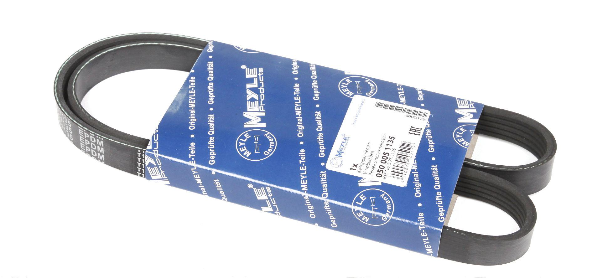 Ремень генератора Meyle Renault Kangoo 1.5 dCi 97- 5PK1134- 050 005 1135