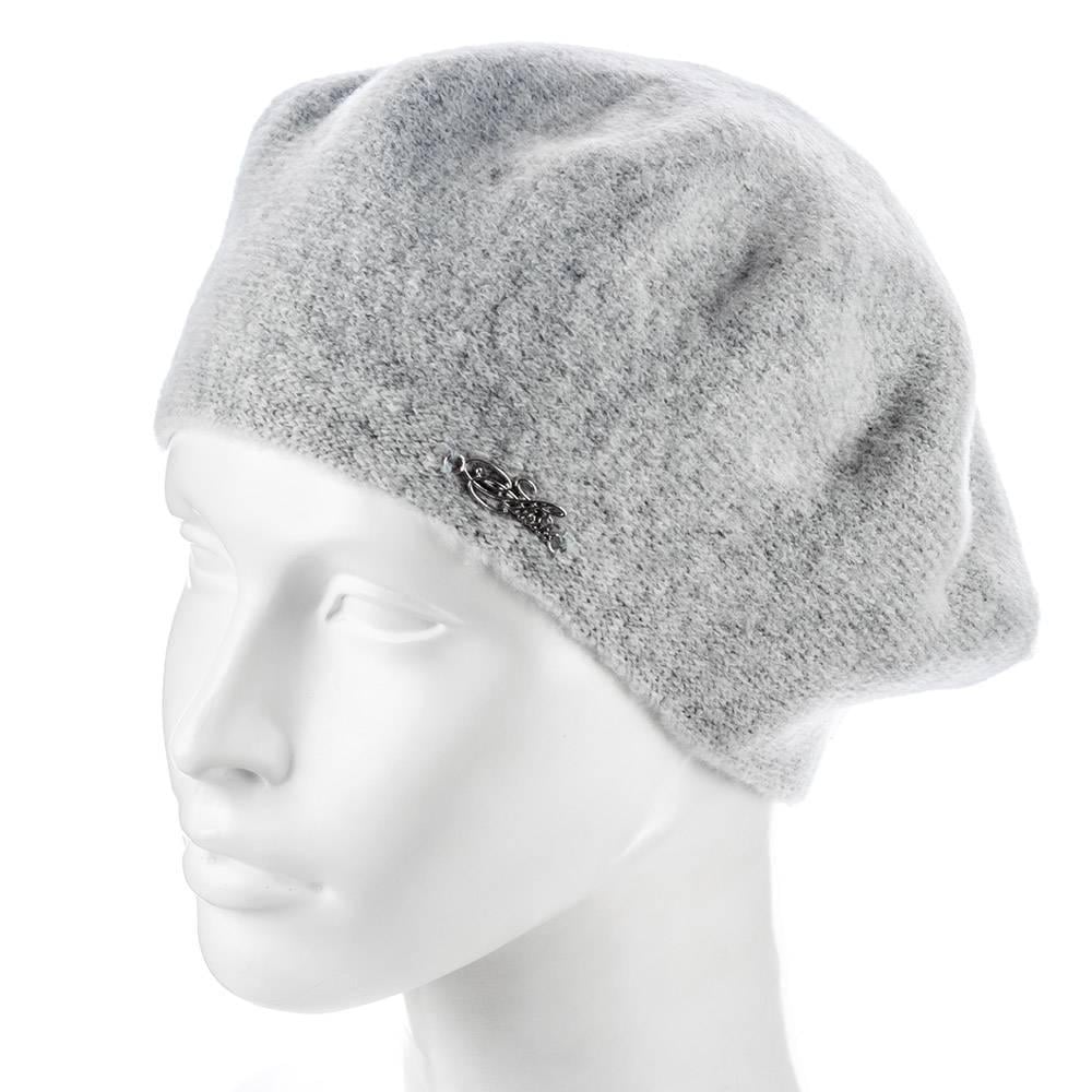 Берет женский Actrics WH806 двойной из полушерсти Жемчуг