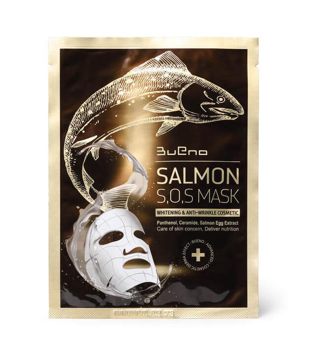 Тканевая маска Salmon VITAMIN S.O.S Mask Bueno 30+2 мл (8809747300099)