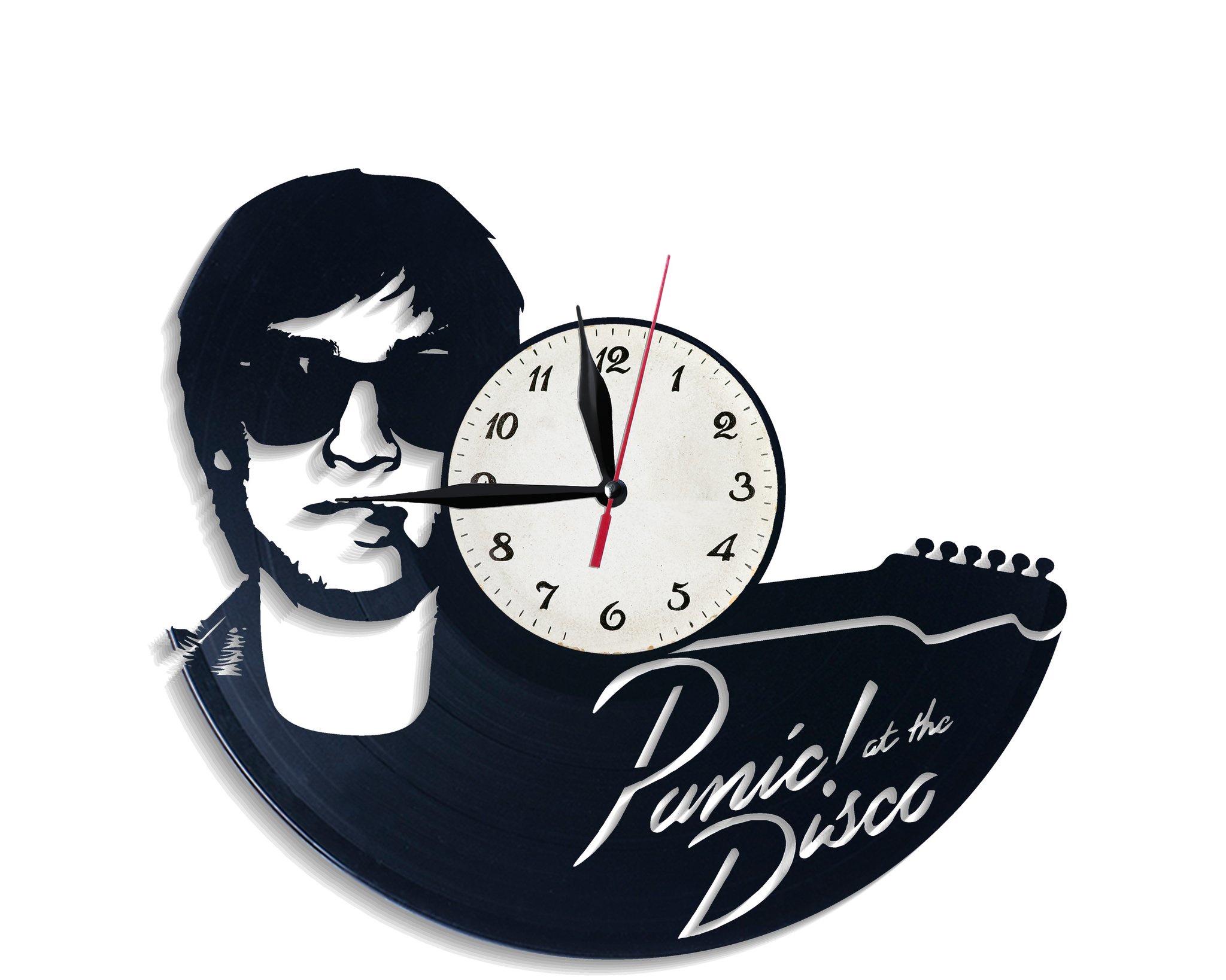 Часы настенные Panic at the disco 2780 из виниловой пластинки