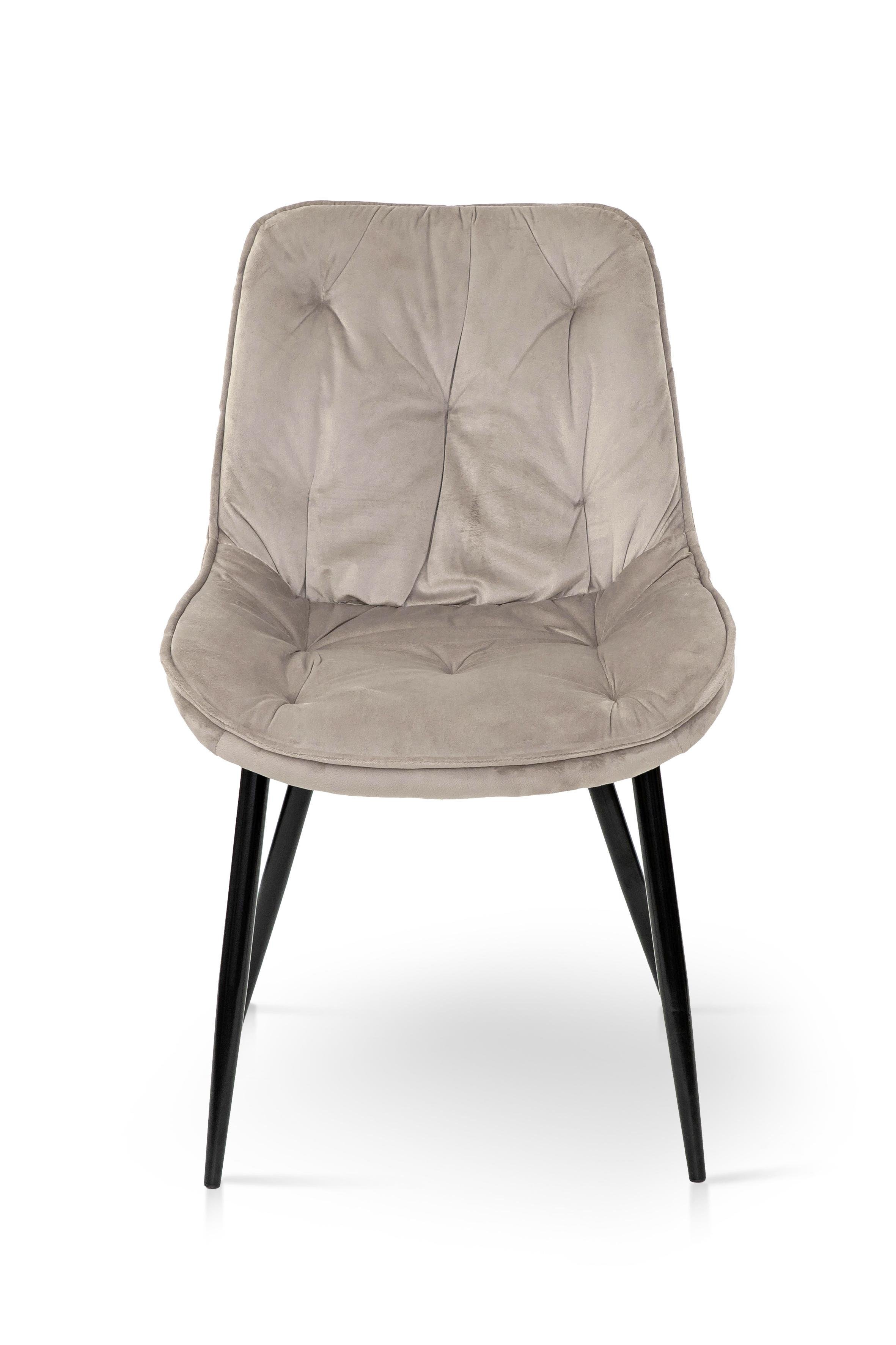 Стілець для кухні та вітальні ГРЕЙС Прадо-R 500х910х580 мм Чорний/Бежевий (GAА0057240) - фото 7 Стілець для кухні та вітальні ГРЕЙС Прадо-R 500х910х580 мм Чорний/Бежевий (GAА0057240) - фото 7