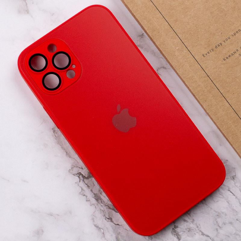 Протиударний Чохол TPU+Glass Sapphire matte case для Apple iPhone 11 Pro (5.8") Cola Red - фото 5