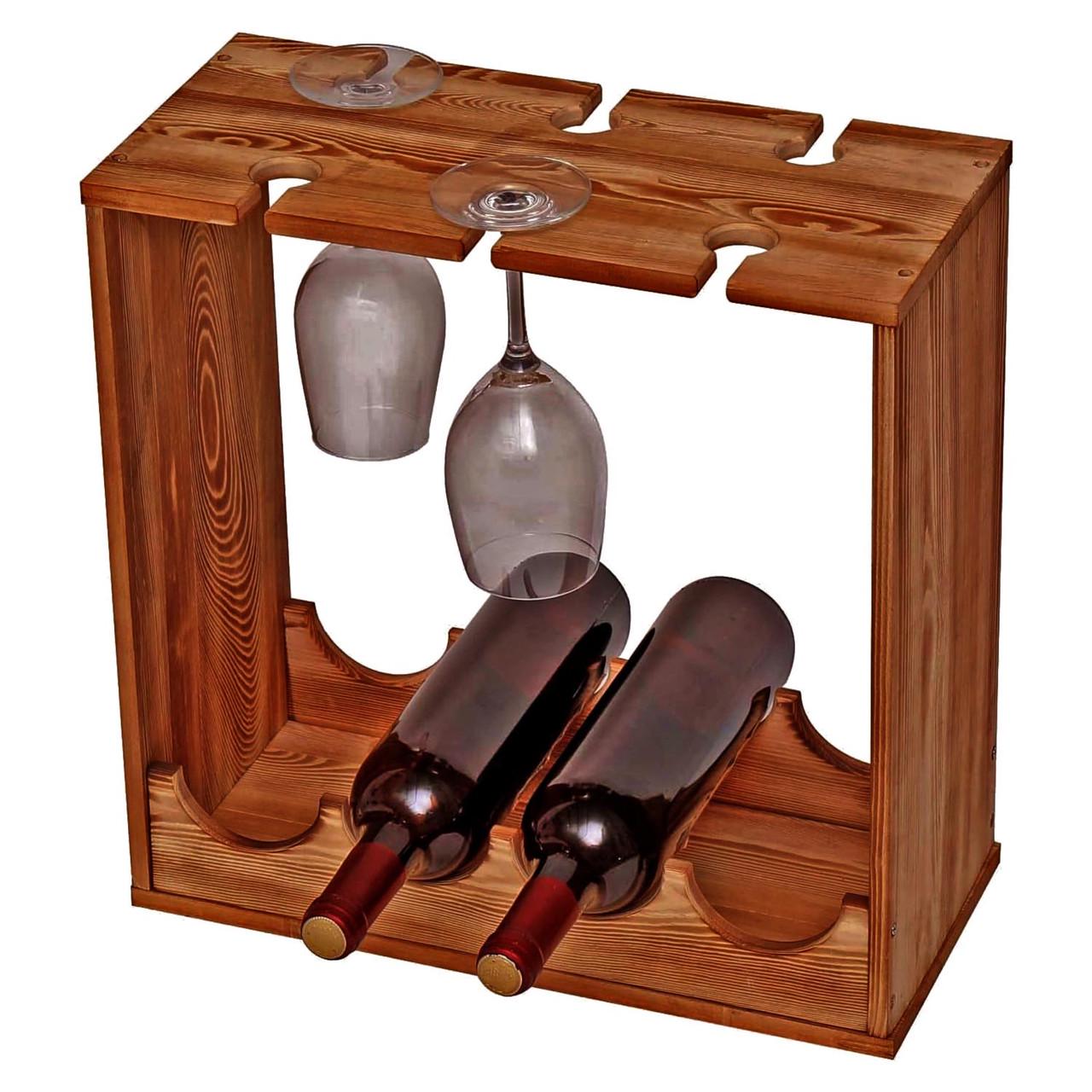 Полка для вина настольная Понтен Шафран (Впс-019706)