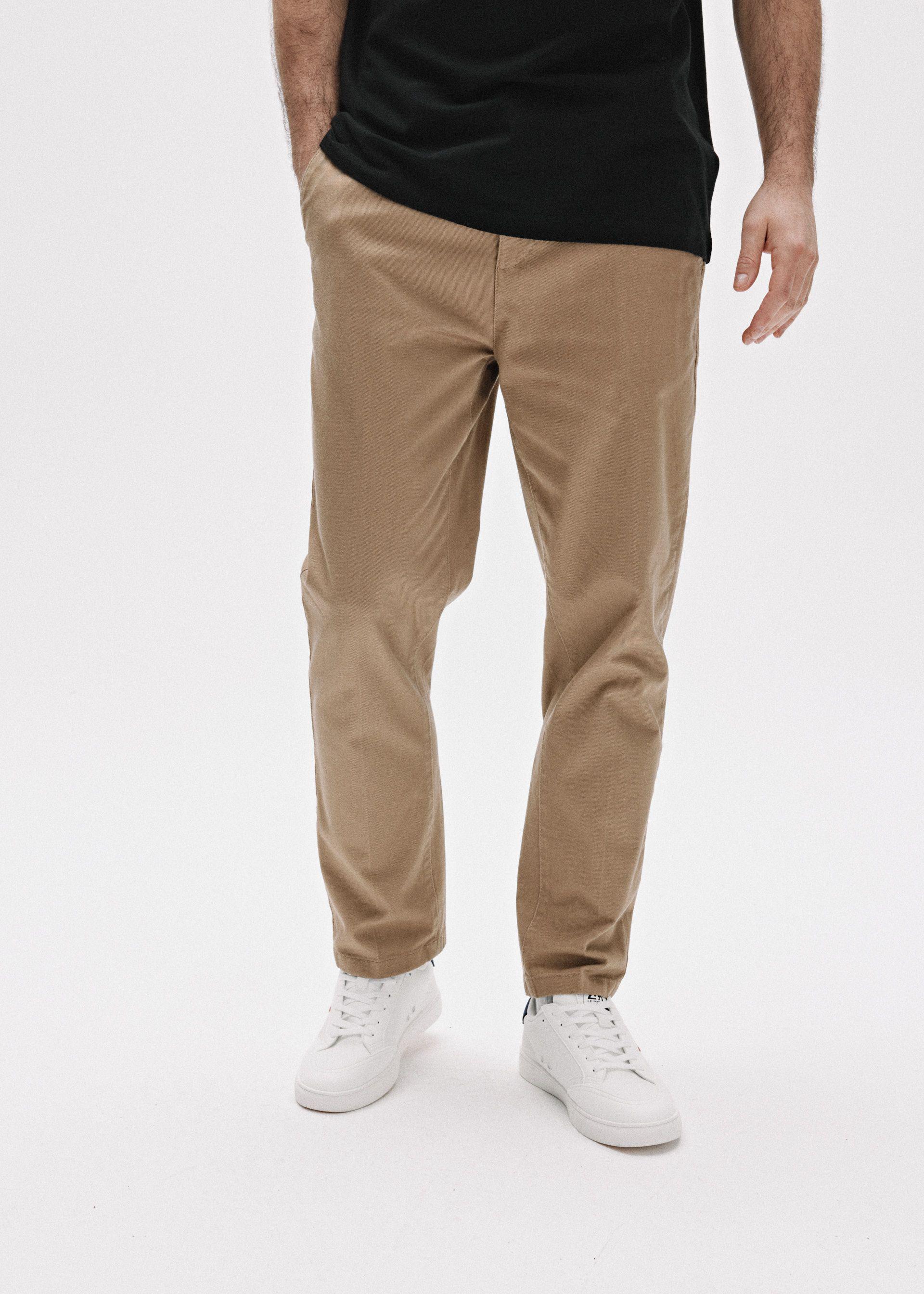 Брюки чіноси чоловічі Diverse LM24 NATANIEL р. 34 Бежевий (5905384105745) - фото 2