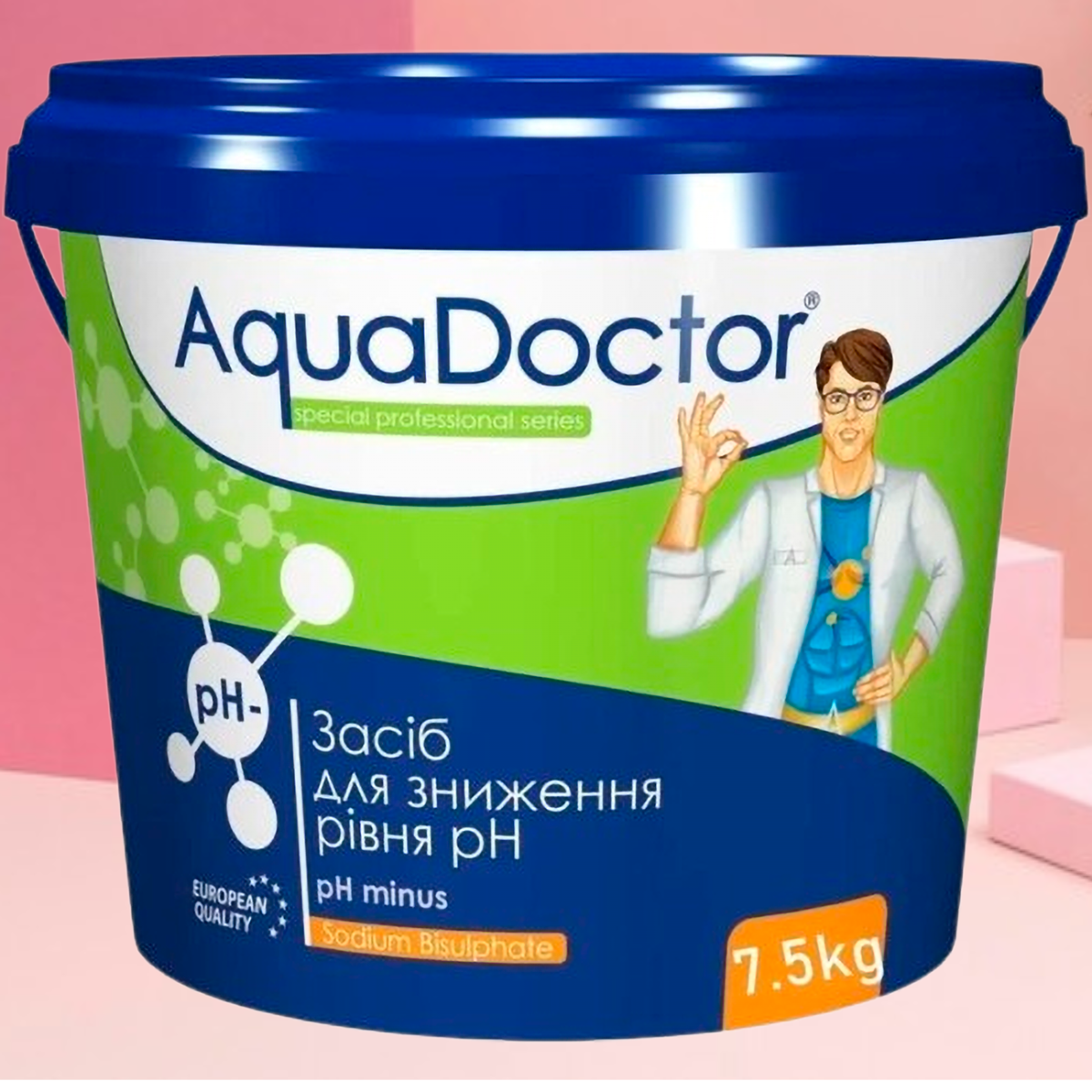 Средство для понижения уровня кислотности AquaDoctor pH Minus в гранулах 7,5 кг (40735)