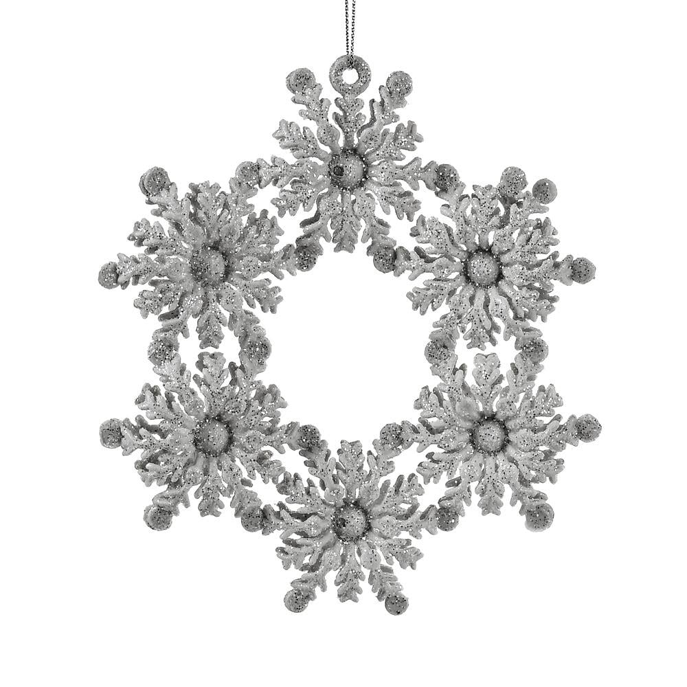 Фигурка-подвеска новогодняя R96209 Snowflake 12 см