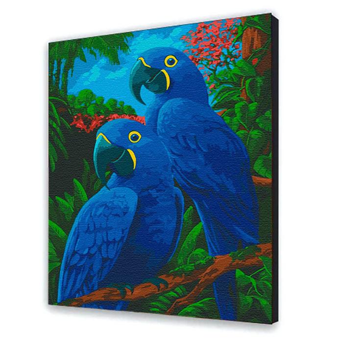 Картина по номерам ART CRAFT Гиацинтовые ары 30х40 см (11518-AC)