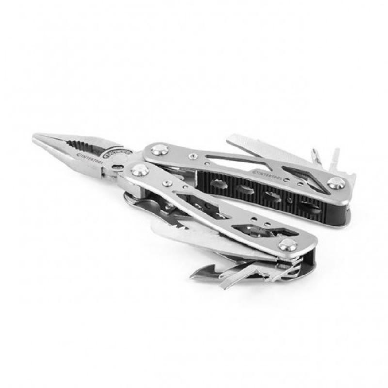 Мультиинструмент INTERTOOL HT-0540 12в1 с чехлом 165 мм - фото 6 Мультиинструмент INTERTOOL HT-0540 12в1 с чехлом 165 мм - фото 6