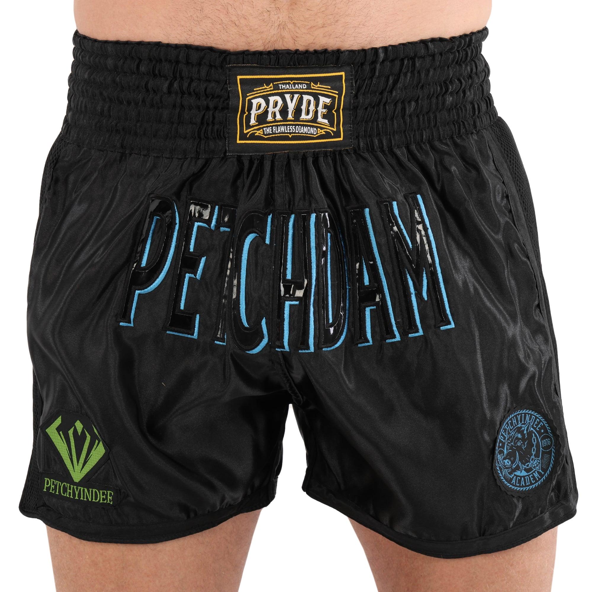 Шорты для тайского бокса и кикбоксинга PRYDE BO-0473 M Черный (36696488)