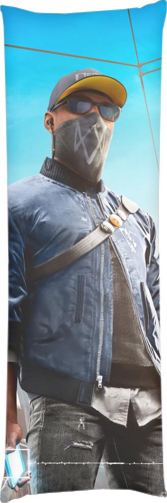 Подушка дакимакура Watch Dogs 2 1 60x180 см (14094524)