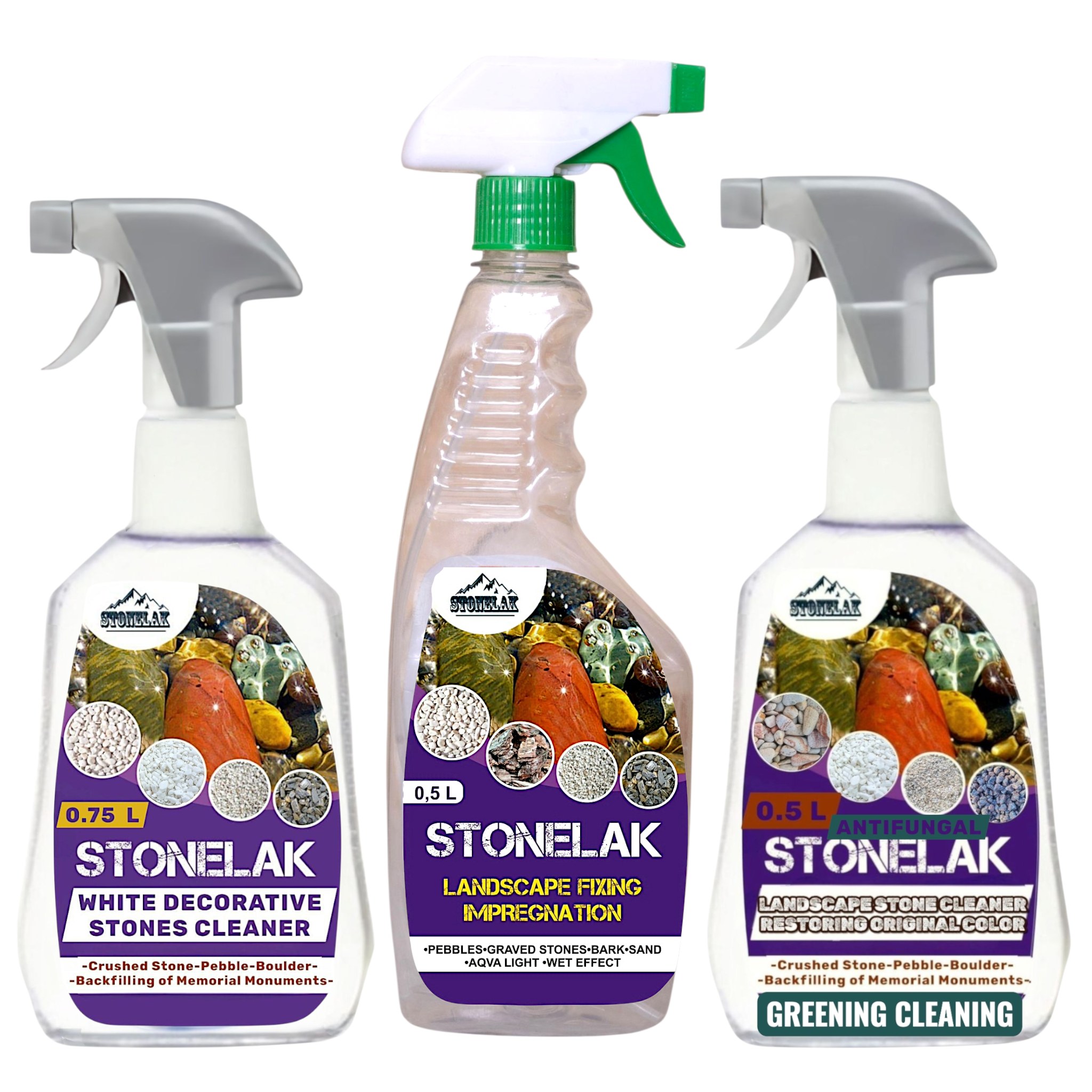 Набір очищення та захисту білого каміння біля пам'ятнику STONELAK (888003)