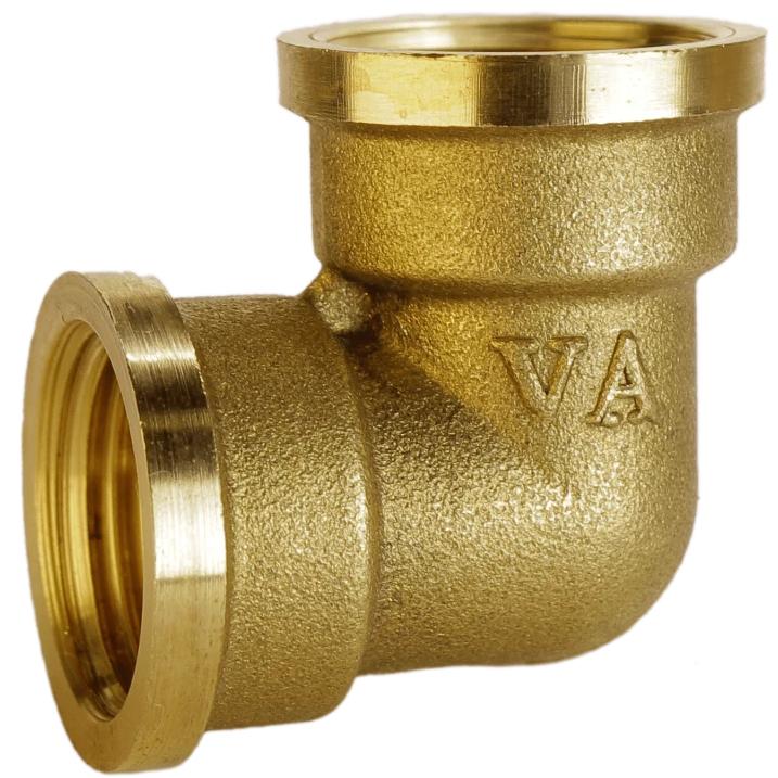 Угольник латунный VA 1/2"ВРх1/2"ВР штампованный (А0101-1А)