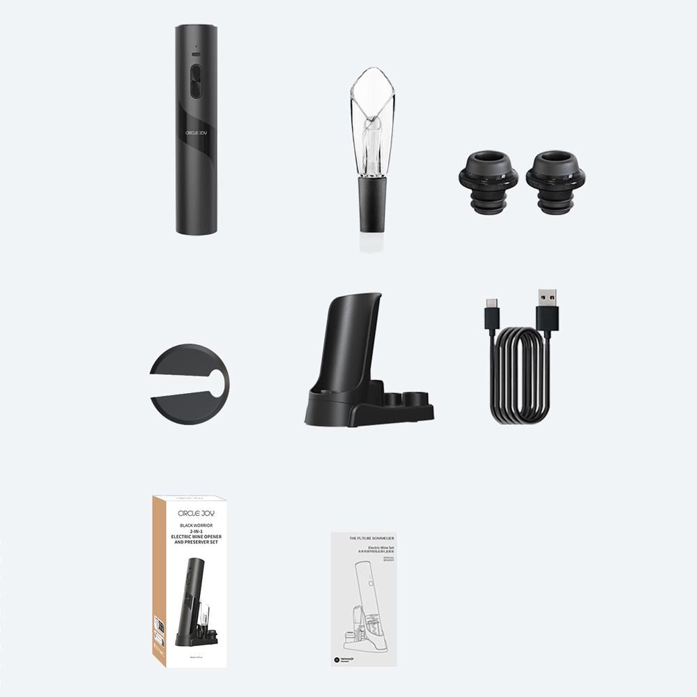 Набор винный Circle Joy Wine Opener and Preserver Set (CJ-TZ21) - фото 9