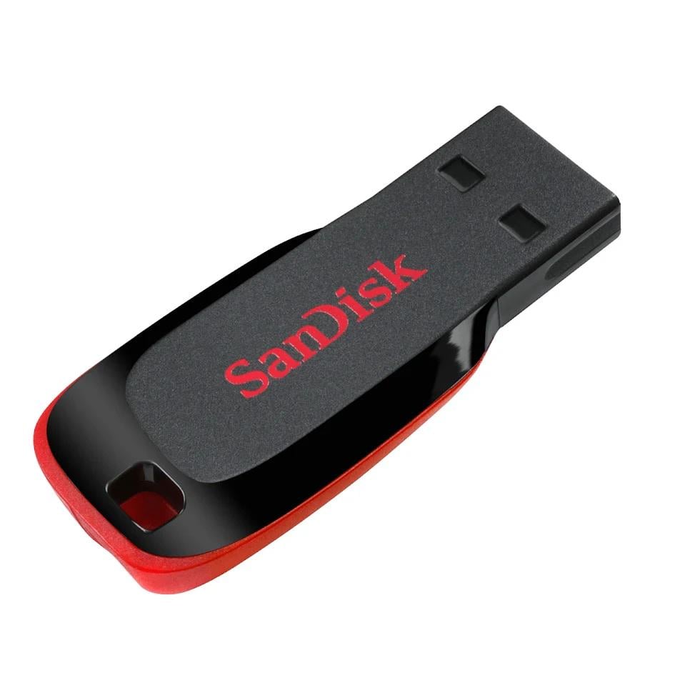 Флэш-память USB SanDisk Cruzer Blade USB 2.0 8 Гб Красный (SDCZ50-008G-B35) - фото 2 Флэш-память USB SanDisk Cruzer Blade USB 2.0 8 Гб Красный (SDCZ50-008G-B35) - фото 2