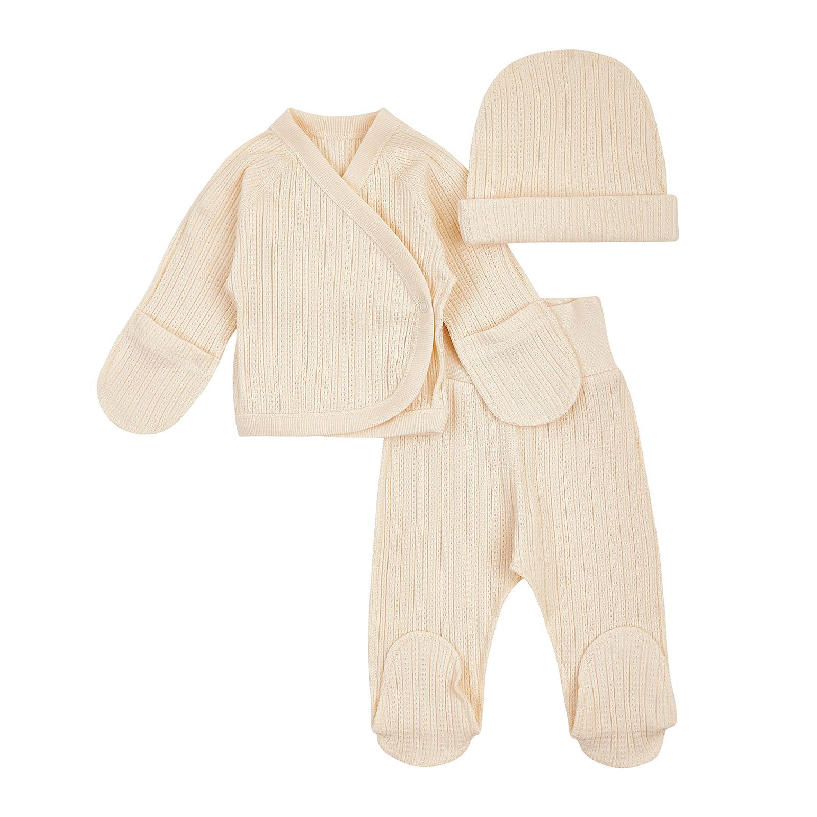 Набір для новонароджених ЛяЛя з льолі/повзунів та шапки 56 см (К1АЖ002)