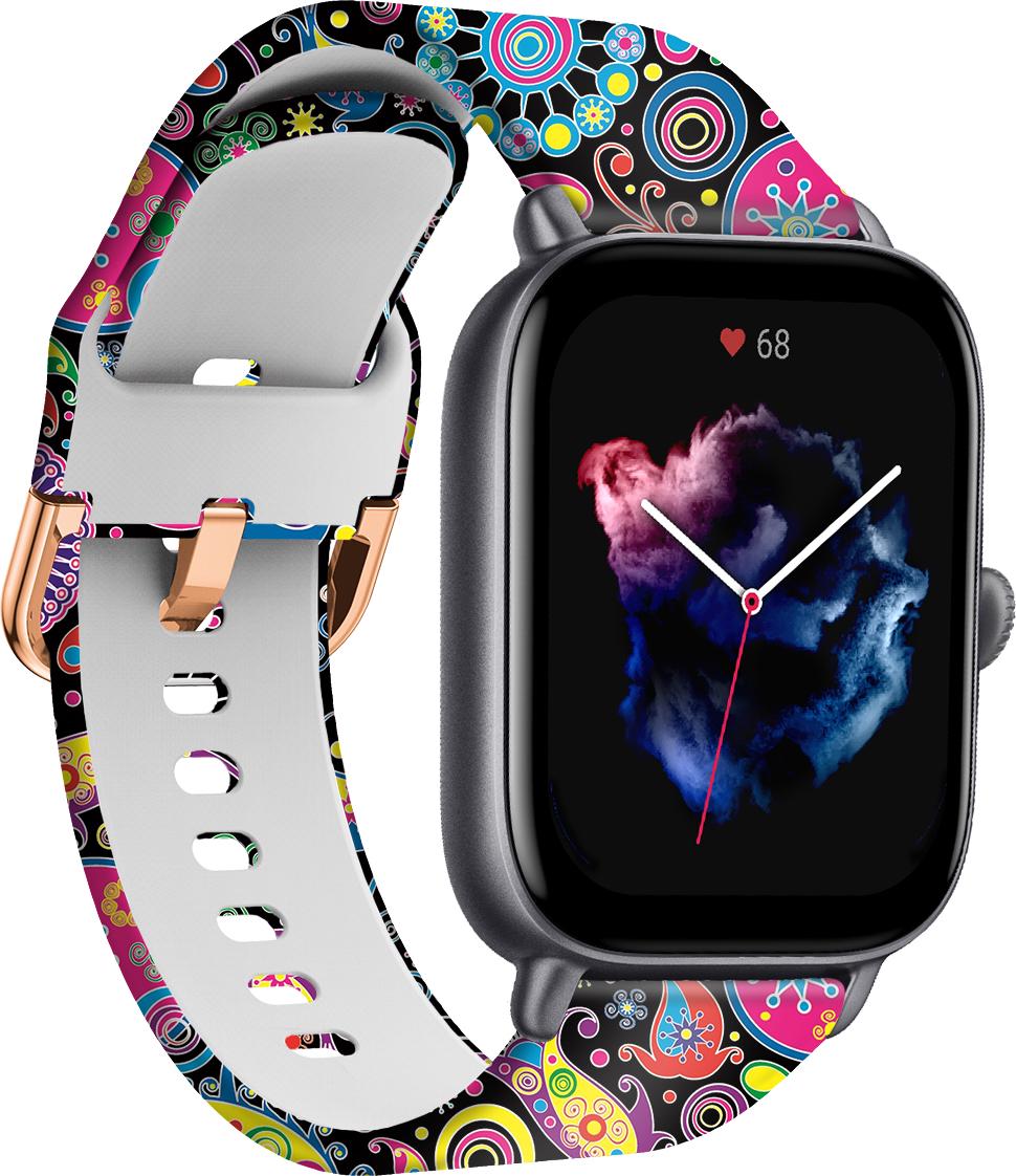 Ремешок Colorful для Amazfit GTS 3 Fireworks (28573)