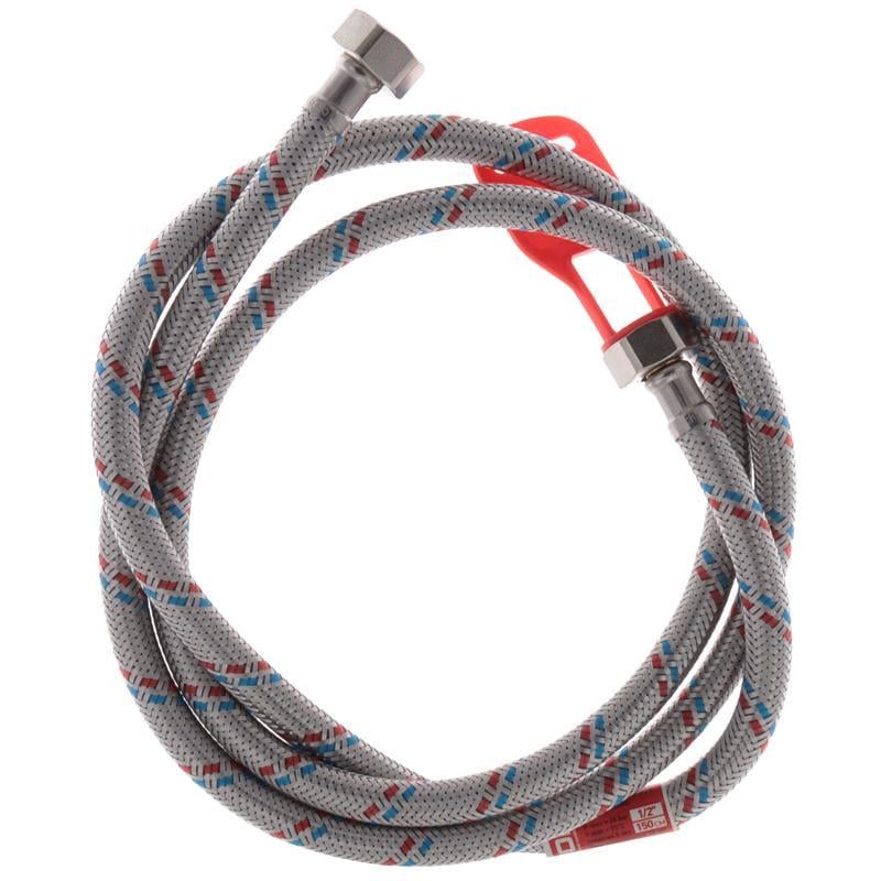 Шланг для подключения воды KOER гибкий d 1/2" x 150 см (KR0259) Шланг для подключения воды KOER гибкий d 1/2" x 150 см (KR0259)