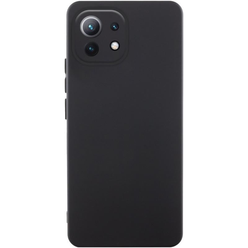 Противоударный чехол Silicone Cover Lakshmi Full Camera (AA) для Xiaomi Mi 11 Lite черный