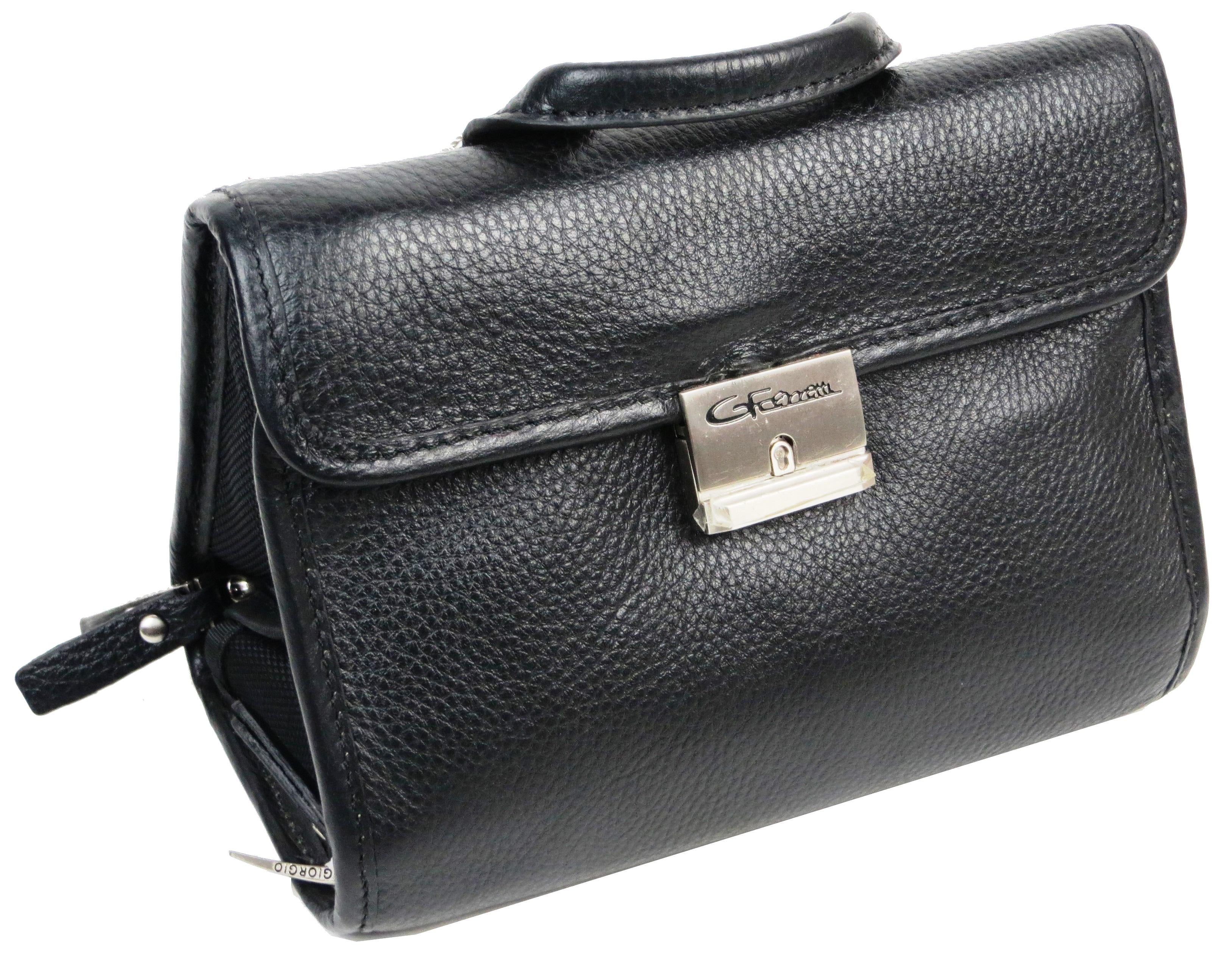 Борсетка мужская Giorgio Ferretti кожаная Черный (Ef043 black) Борсетка мужская Giorgio Ferretti кожаная Черный (Ef043 black)