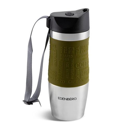 Термокружка с ручкой-ремешком Edenberg EB-623 380 мл (EB-623)