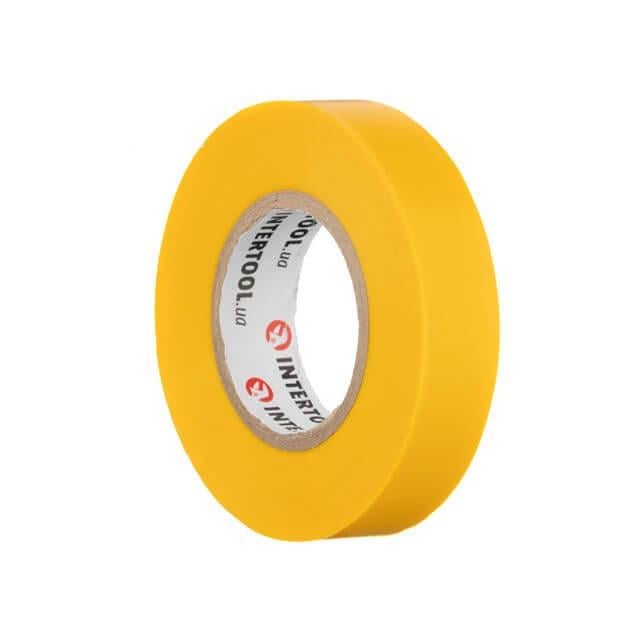 Лента изоляционная INTERTOOL IT-0052 0,15x17 мм x 20 м Желтый (11938697)