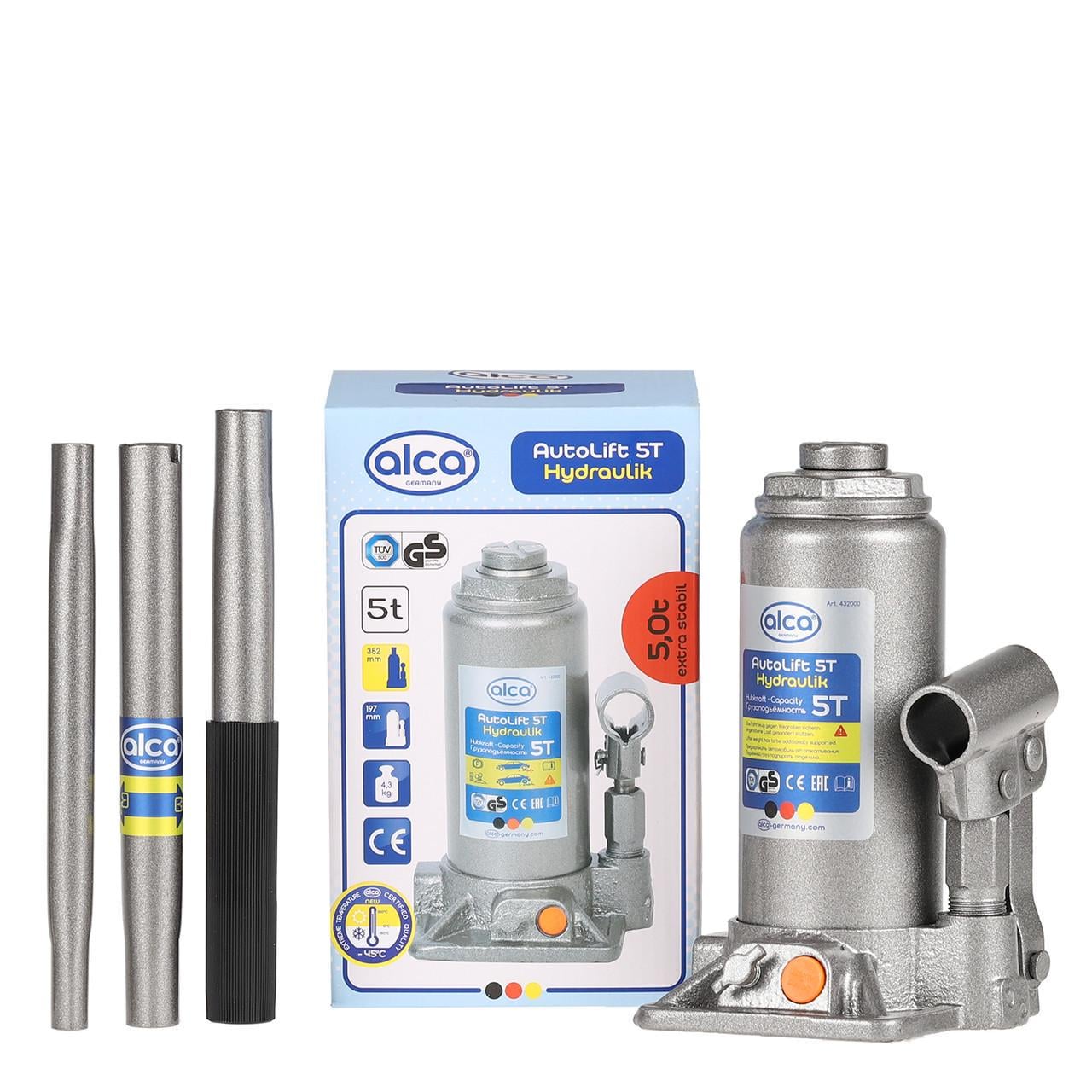 Домкрат гидравлический Auto Lift Hydraulik Alca 5 т 197-382 мм (432000)
