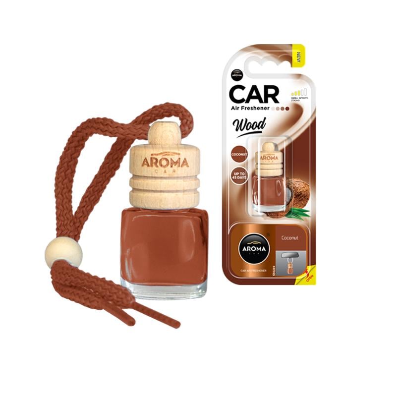 Ароматизатор Aroma Car Wood Coconut, 6ml жидкий