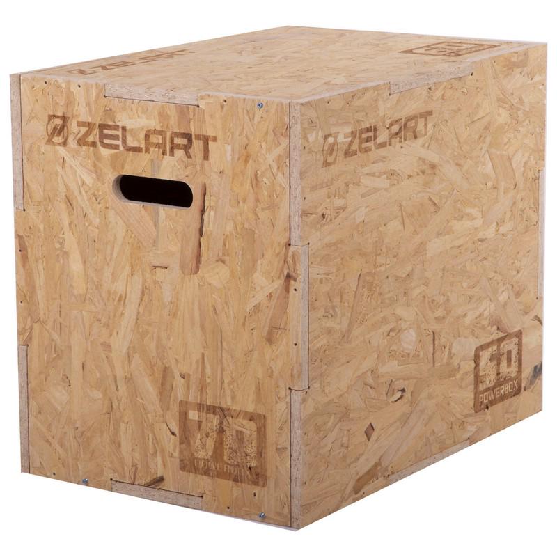 Бокс плиометрический деревянный Zelart BOX-WOOD FI-3636-2 1 шт. 70 см (NA004400) - фото 3