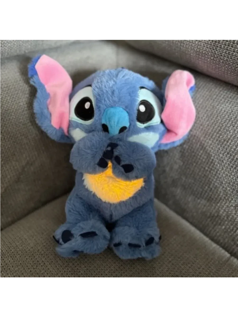 М'яка іграшка Стіч музична з підсвічуванням 27 см Синій (2549773963) - фото 8