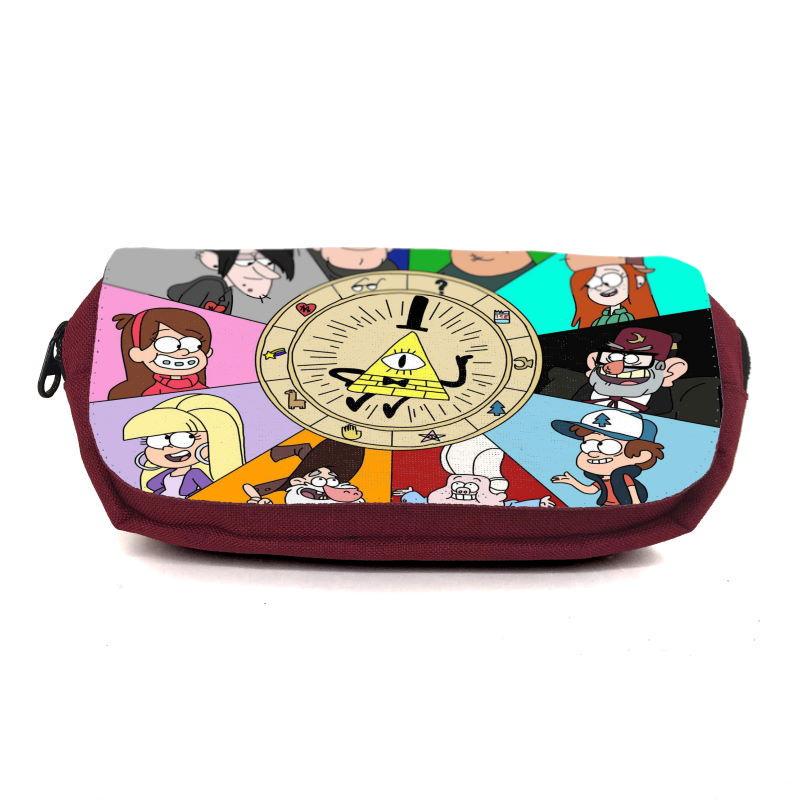 Пенал школьный Gravity Falls GFS-0014 Бордовый (1468272923)