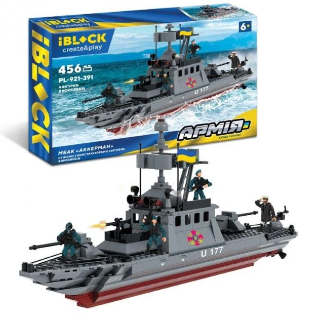 Конструктор Iblock Армия МБАК Аккерман 456 дет.