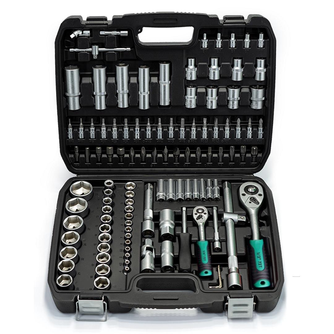 Набор инструментов Сила 252108 72Т 1/2''-1/4'' универсальный 108 пр.