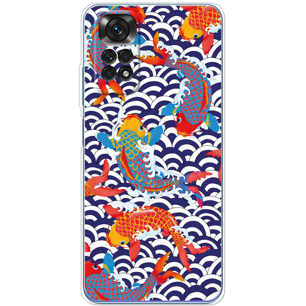 Чехол BoxFace Xiaomi Redmi Note 11 Global Version Koi Fish Прозрачный силикон (44124-up2477-44124)