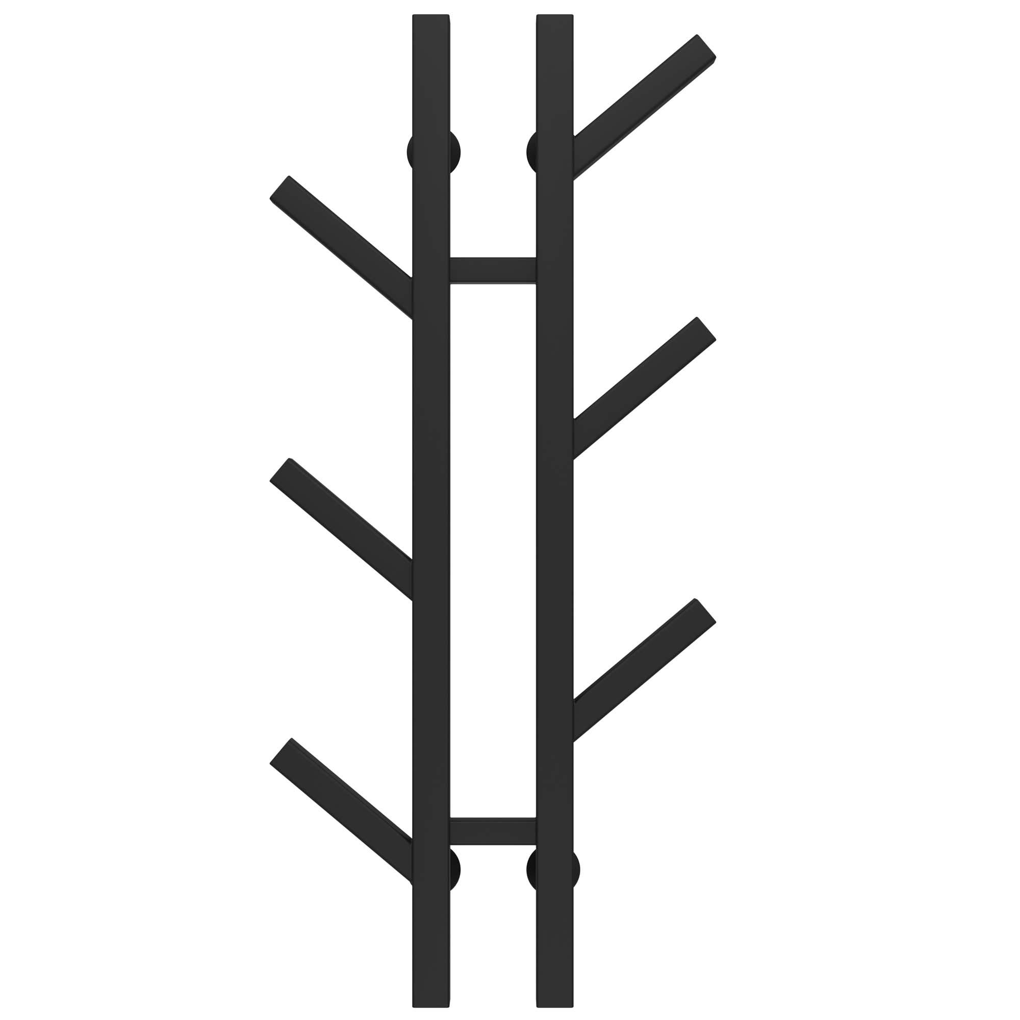 Рушникосушарка водяна Deffi Sakura П6 нижнє підключення нержавіюча сталь 100х800 мм Чорний (A.SR.80.10.6.B.A)