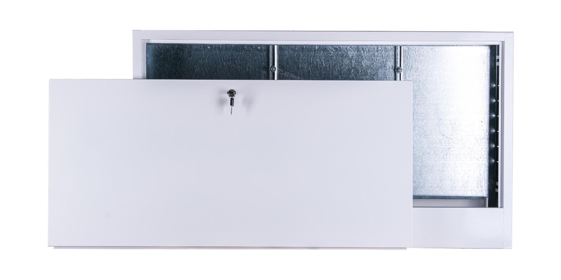 Шкаф коллекторный внутренний Галиндустрия ШКВ-05 стальной с замком 970х580х110 мм Белый (150-119-000000212)