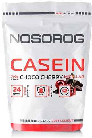 Протеин Nosorog Nutrition Casein 700 g 23 servings Choco Cherry - фото 2