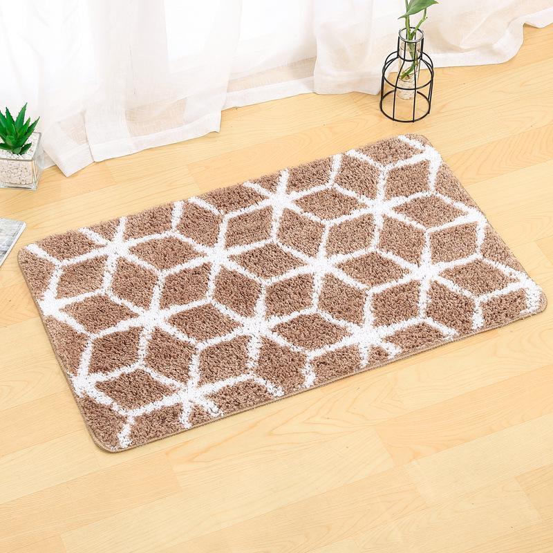 Килимок для ванної кімнати 7402 50х80 см Бежевий (4398426) - фото 1 Килимок для ванної кімнати 7402 50х80 см Бежевий (4398426) - фото 1