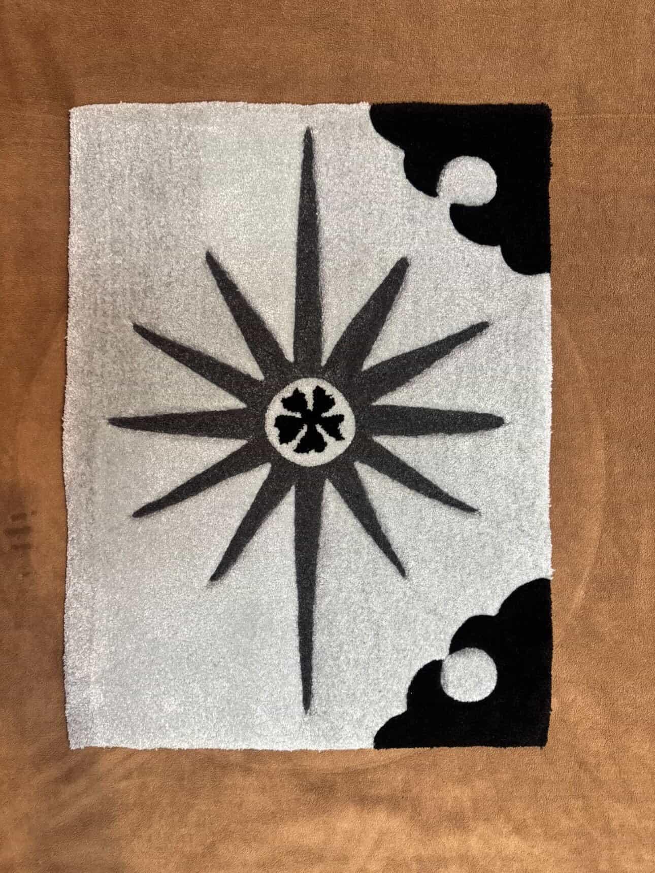 Ковер тафтинговый ручной работы 70х52 Серый (32615442) Ковер тафтинговый ручной работы 70х52 Серый (32615442)