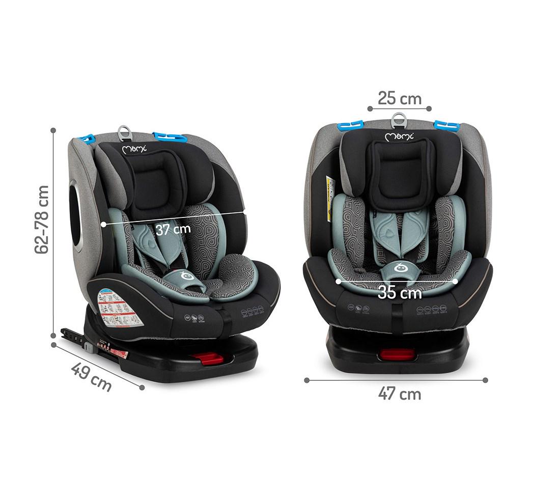 Автокресло MoMi Tordi IsoFix 0-36 кг Turquoise (35428) - фото 4