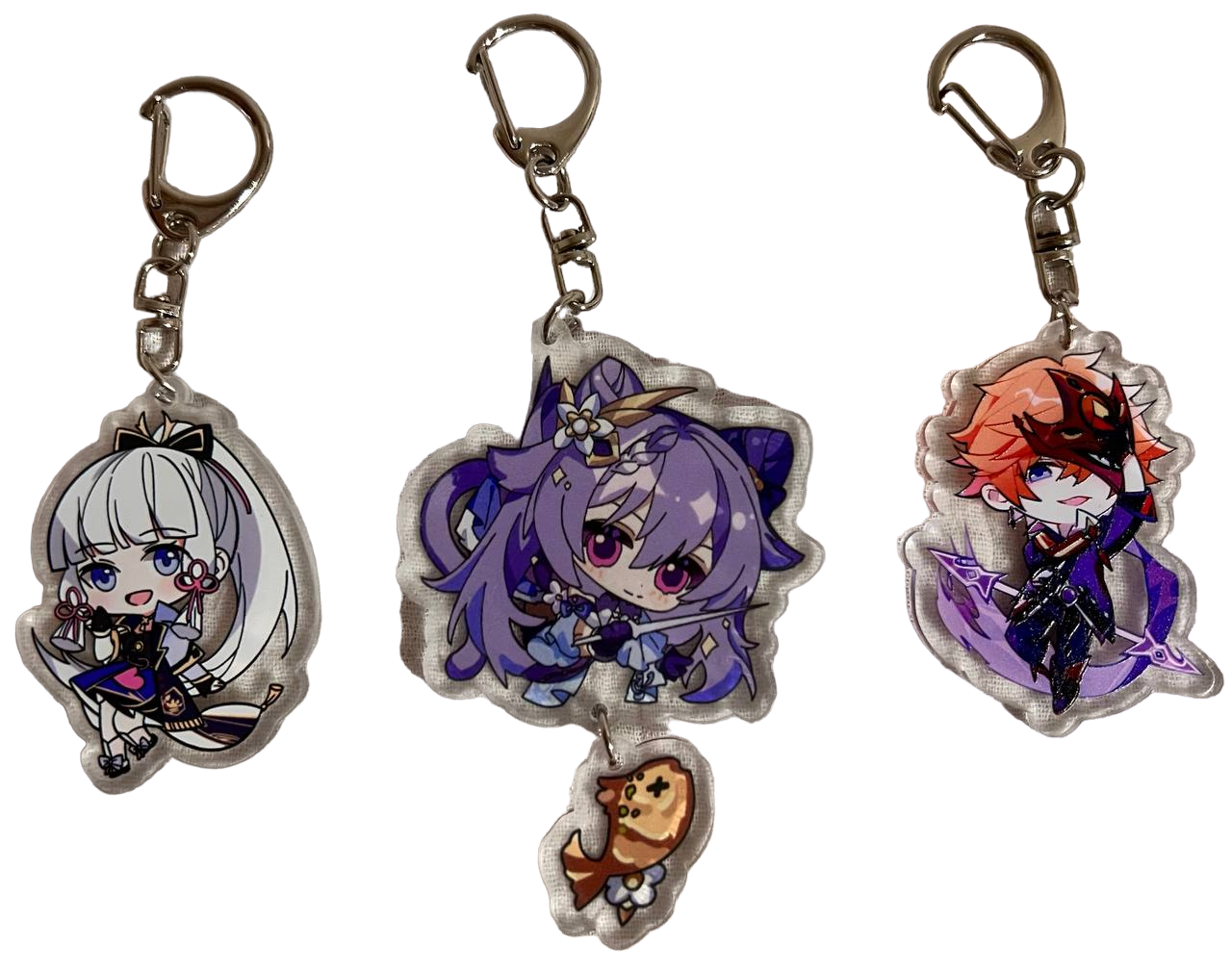 Набор брелоков Геншин Импакт 3 шт. (91743)