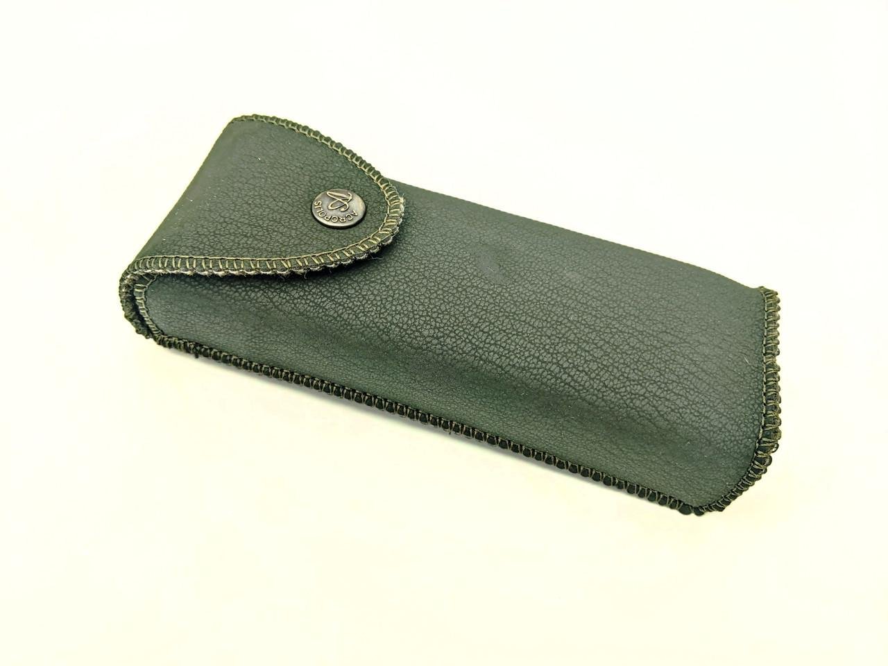 Футляр для окулярів на кнопці з лямкою для ременя Зелений (2580343635)