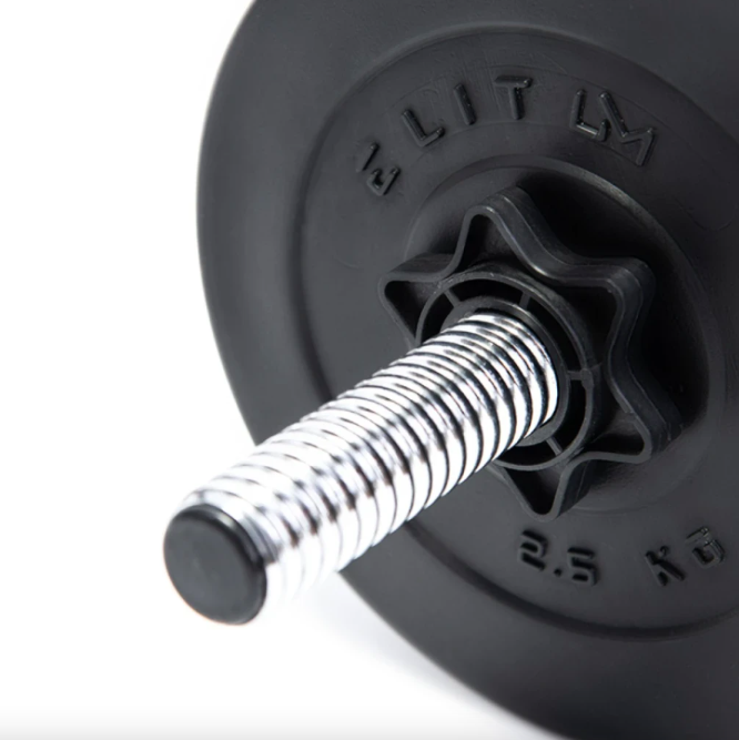 Гантели Elitum 2 шт. 11 кг с удлинителем грифа для штанги (4666) - фото 8