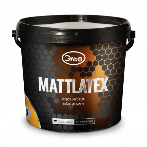 Фарба латексна інтер'єрна матова Elf Mattlatex 10 л (2784002845)