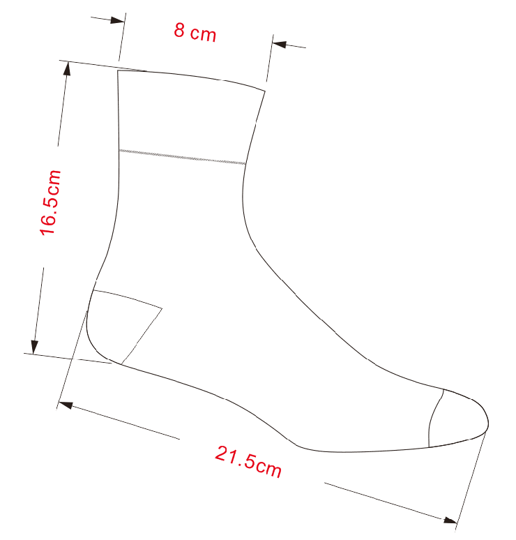 Шкарпетки світловідбивні OnRide FOOT Чорний (6936116000581) - фото 2