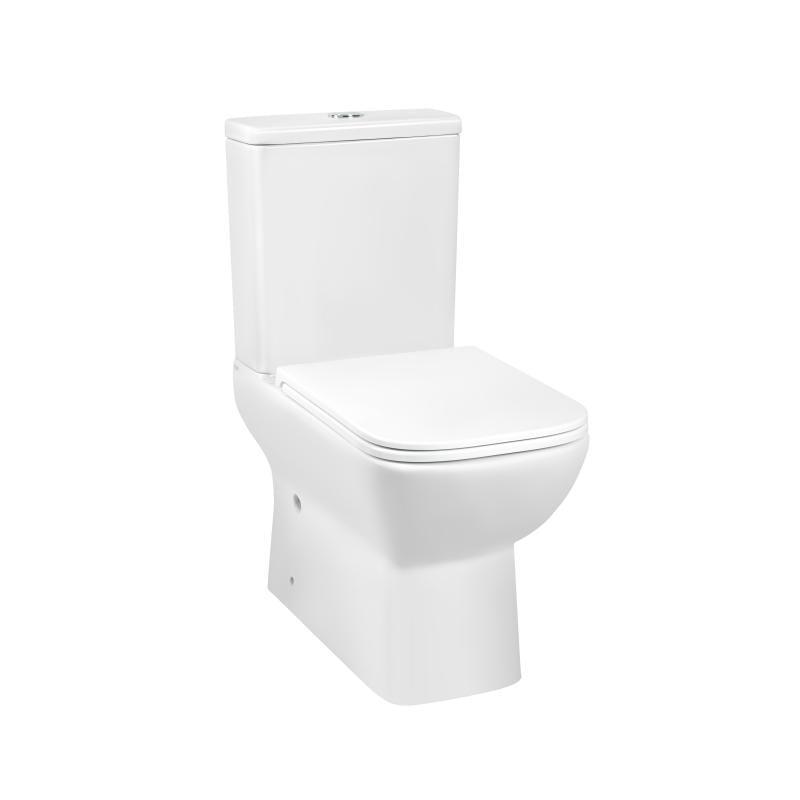 Унитаз-компакт Q-tap Aries безободковый с сиденьем Soft-close (QT03222171ARW)